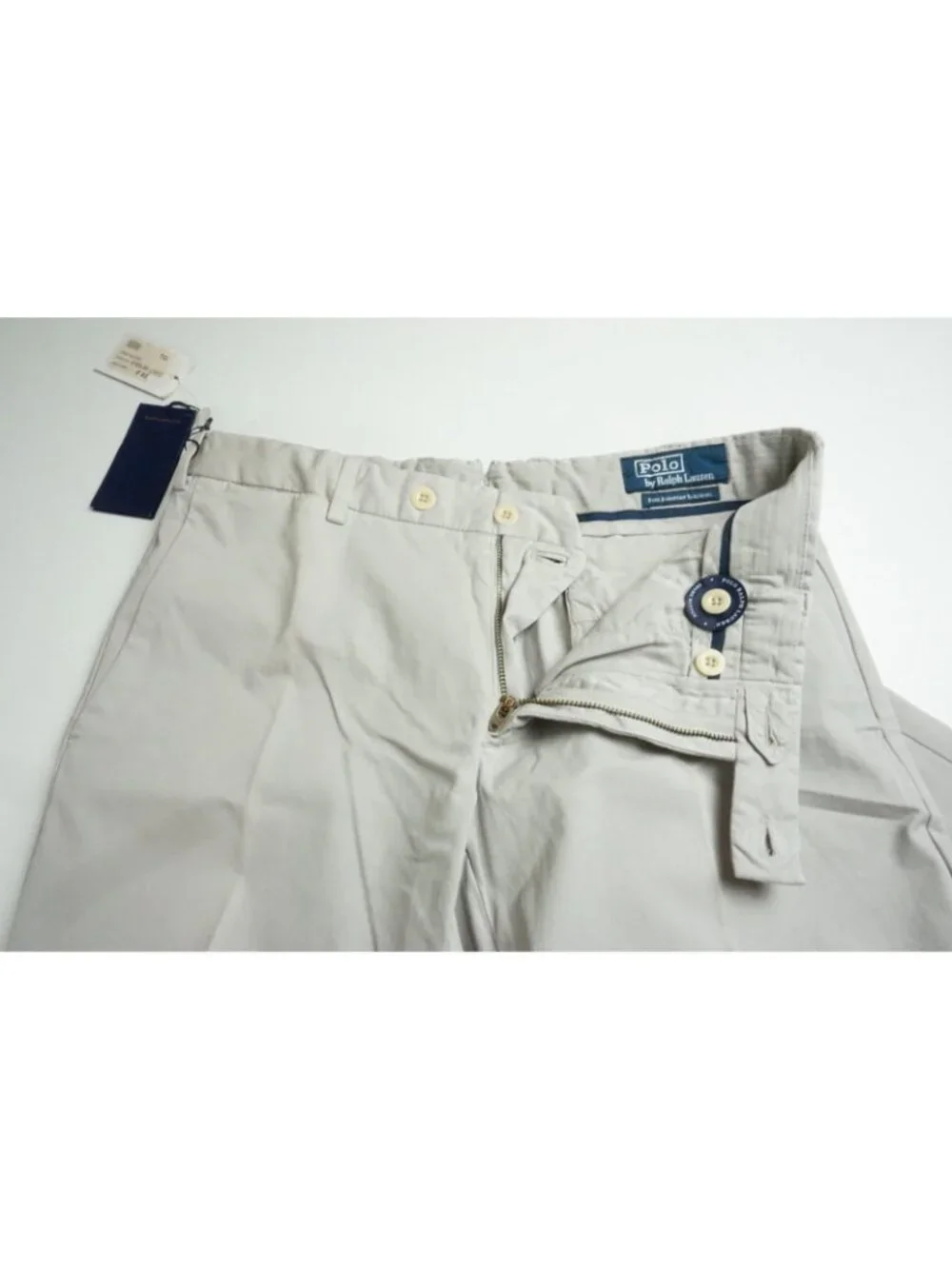 Polo by Ralph Lauren Taupe European Tailoring Cotton Blend Pants Sz 32 BRAND NEW